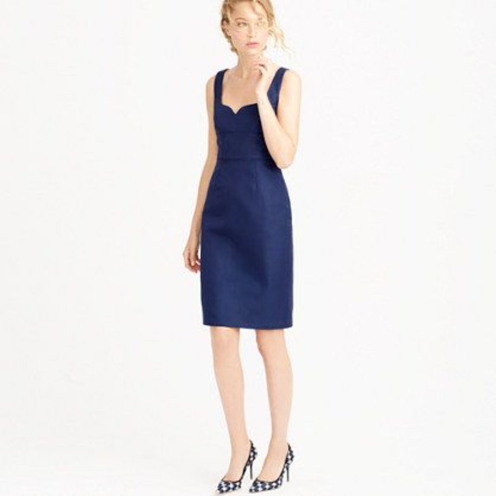 J.Crew Mae Dress Size 6 Haven Blue NWT